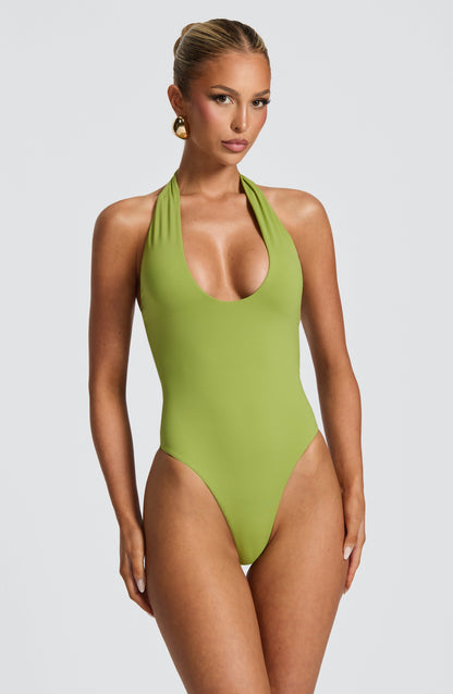Samantha Olive Bodysuit - Perfect for Summer Fashion