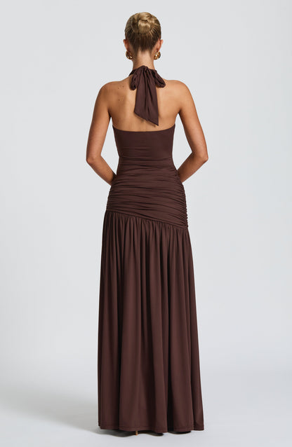 Sophia Plum Brown Bodysuit for Summer Fashion
