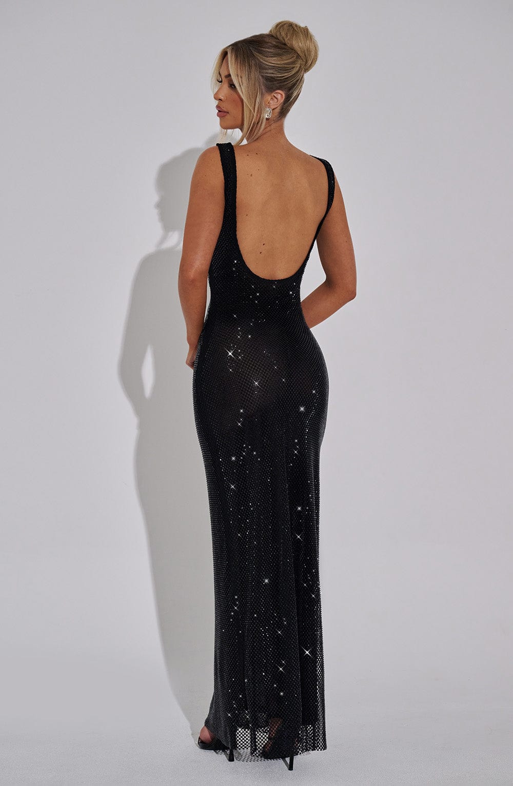 Sophia Black Maxi Summer Dress
