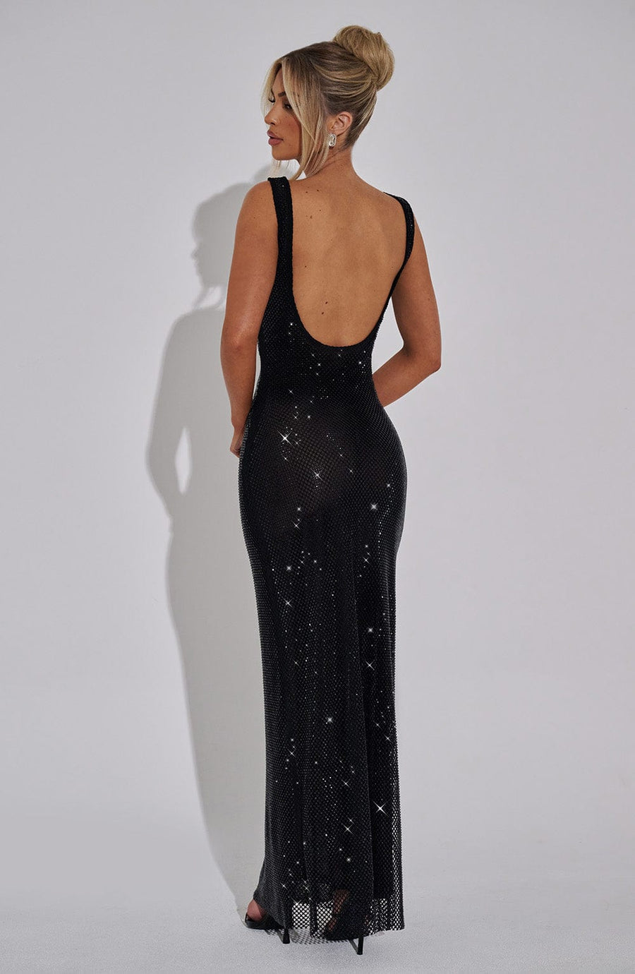 Sophia Black Maxi Summer Dress