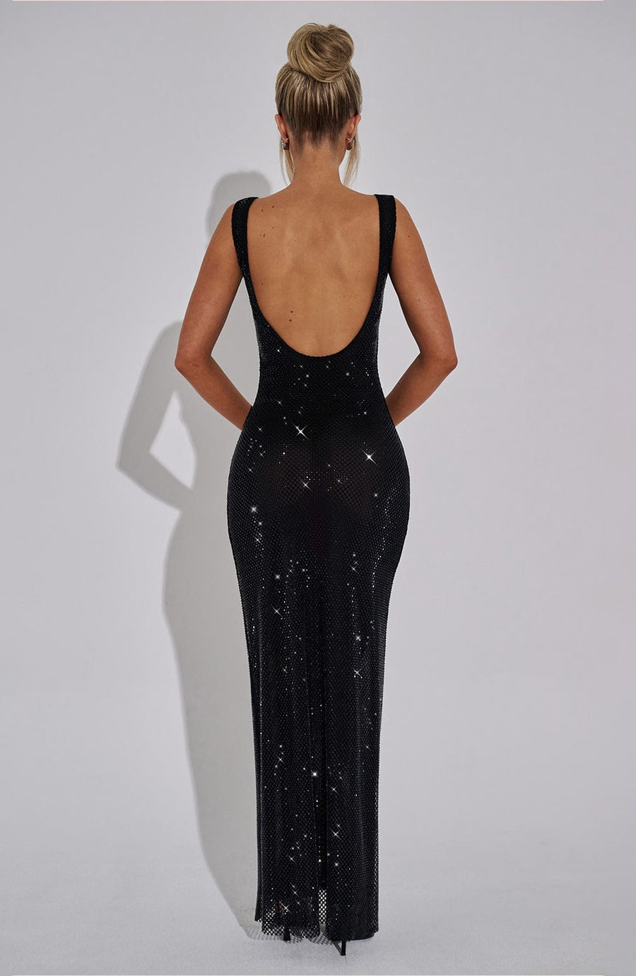 Sophia Black Maxi Summer Dress