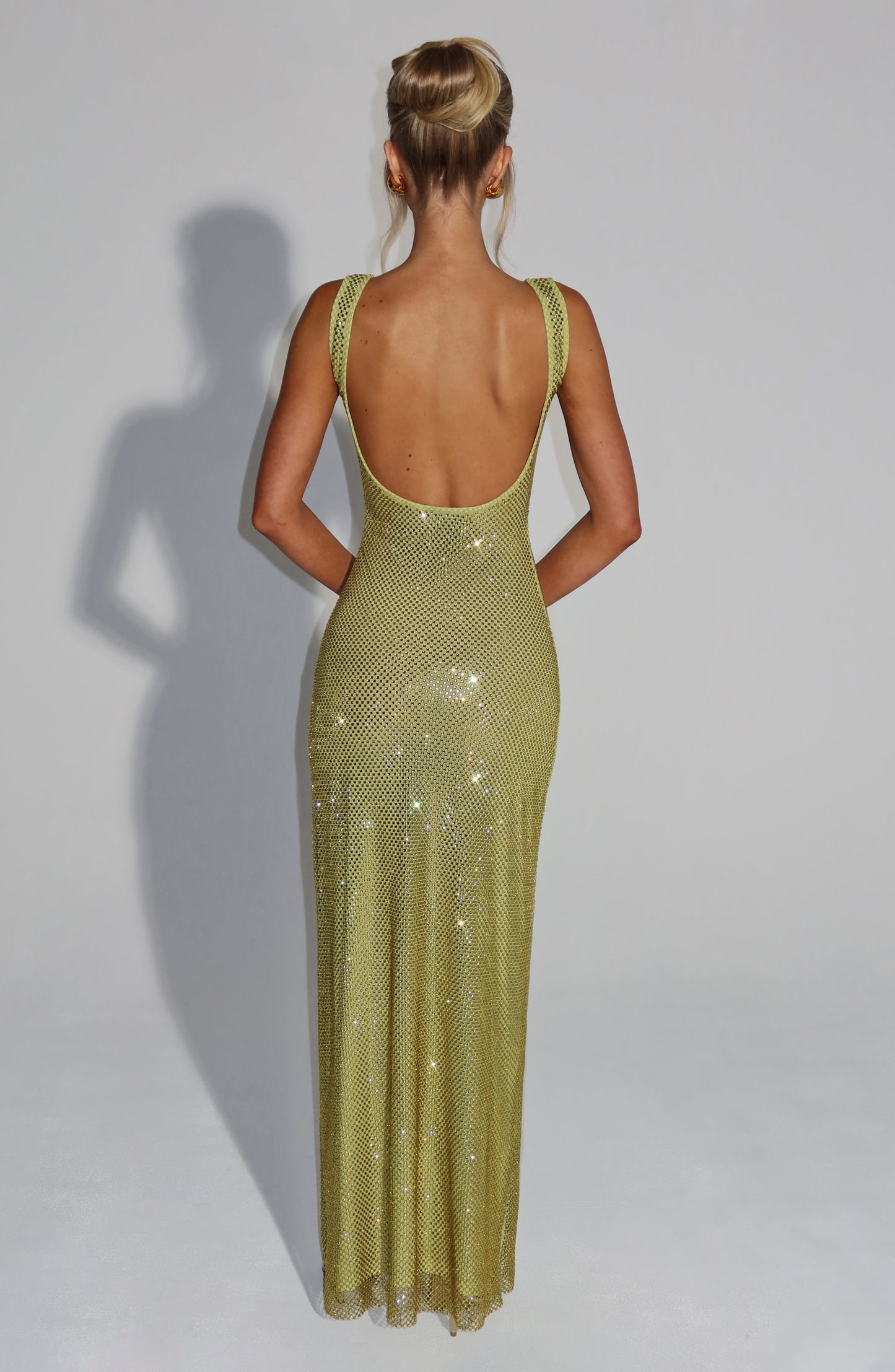 Chloe Olive Maxi Summer Dress