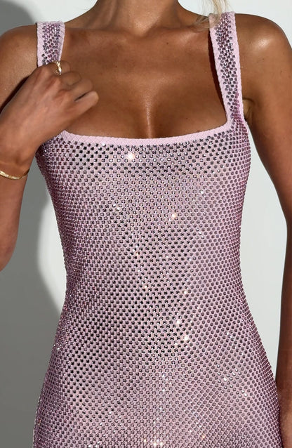 Chloe Pink Mini Sundress - Perfect for Summer