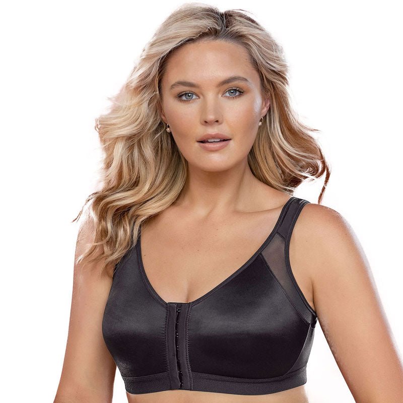 Wireless Mesh Posture Support Bra with Back-Smoothing Design