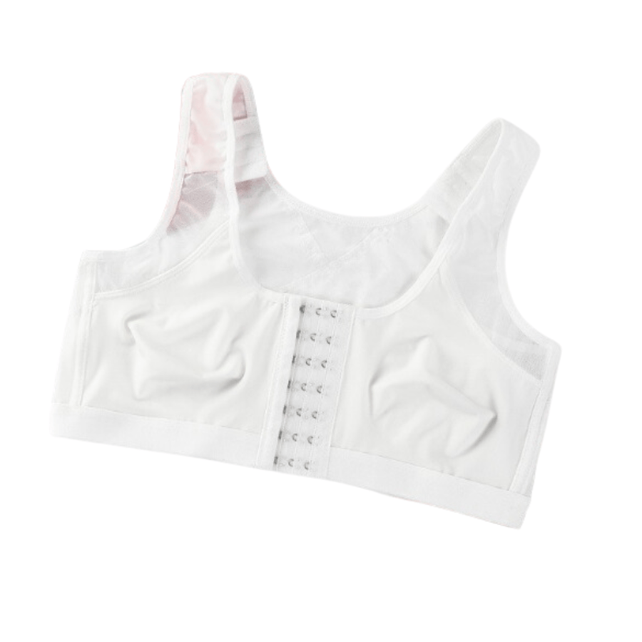 Wireless Mesh Posture Support Bra with Back-Smoothing Design