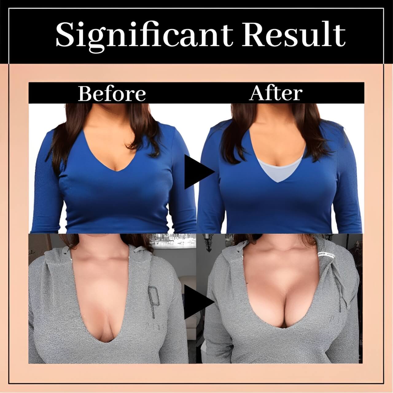 Wireless Mesh Posture Support Bra with Back-Smoothing Design