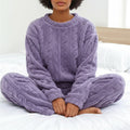 Women's Relaxed Fit Long-Sleeve Sleepwear Set