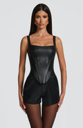 Chloe Black Corset Top for Summer Fashion