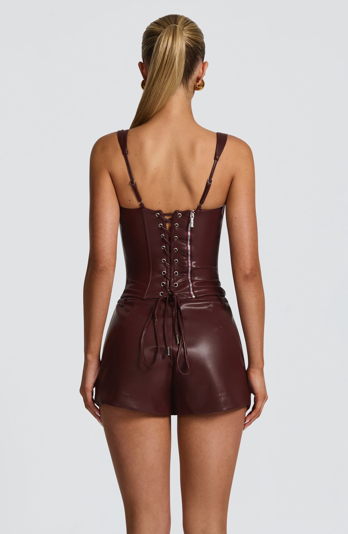 Sophia Burgundy Corset Dress - Summer Fashion