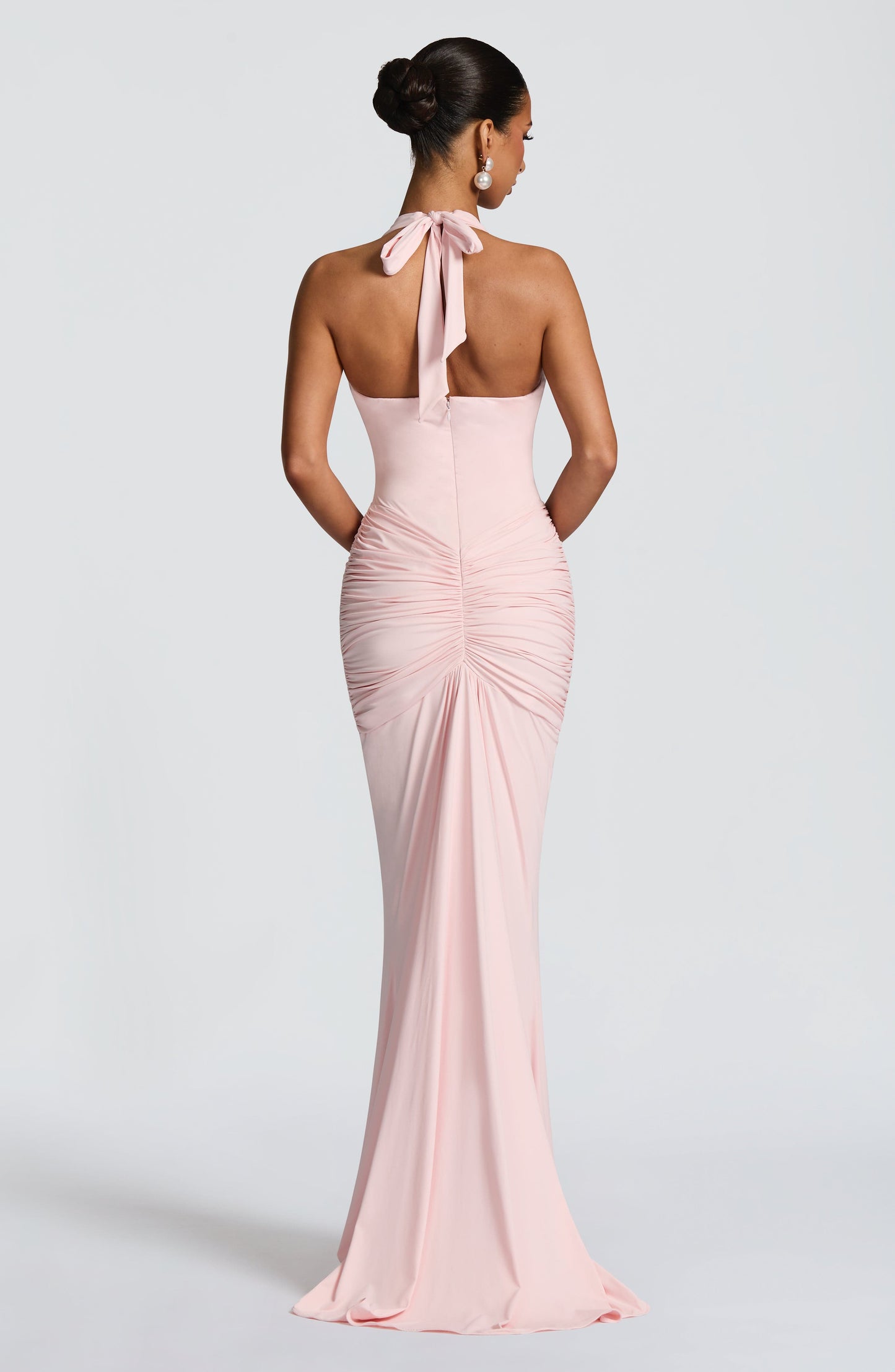 Sophia Blush Maxi Summer Dress