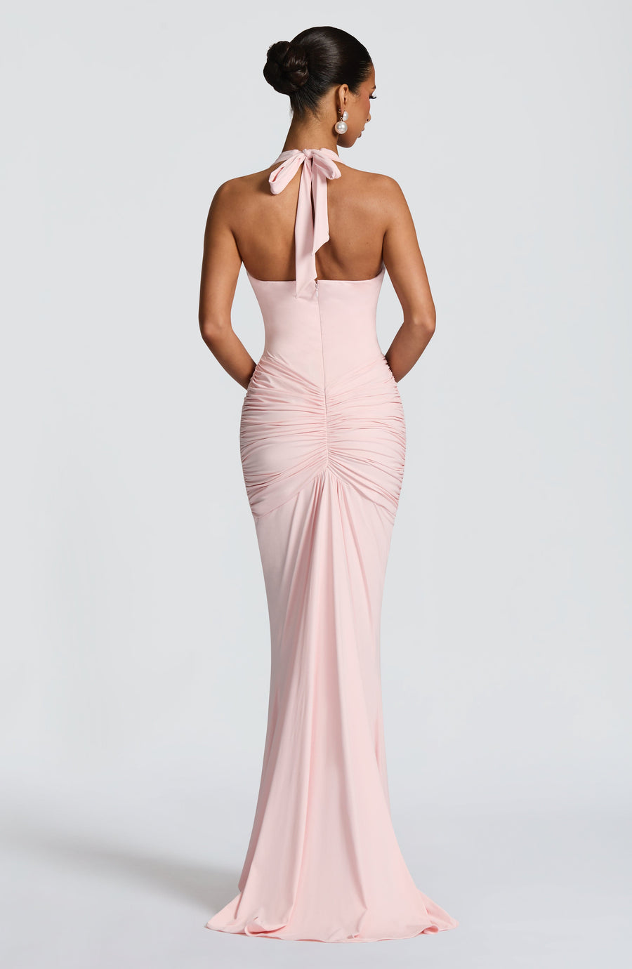 Sophia Blush Maxi Summer Dress
