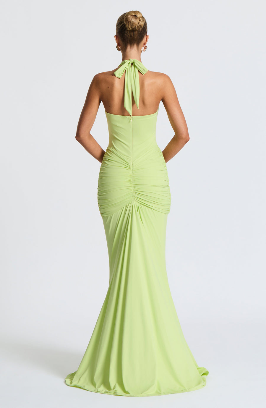 Sophia Lime Maxi Summer Dress