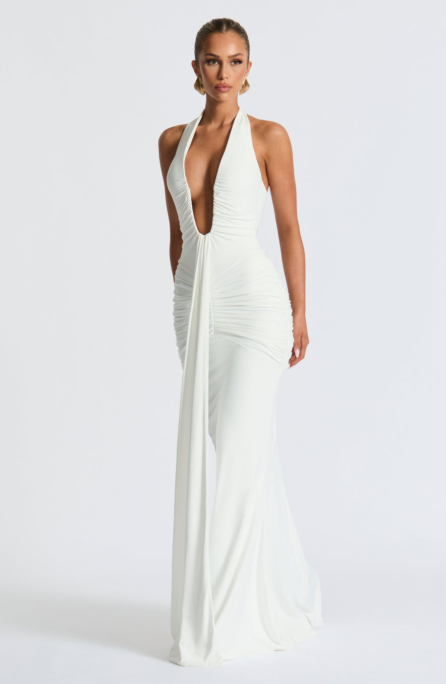 Sophia White Maxi Summer Dress