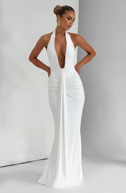 Sophia White Maxi Summer Dress