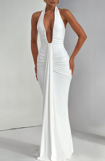 Sophia White Maxi Summer Dress