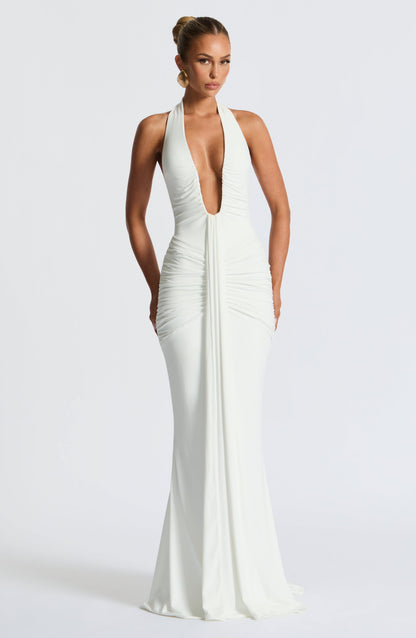 Sophia White Maxi Summer Dress