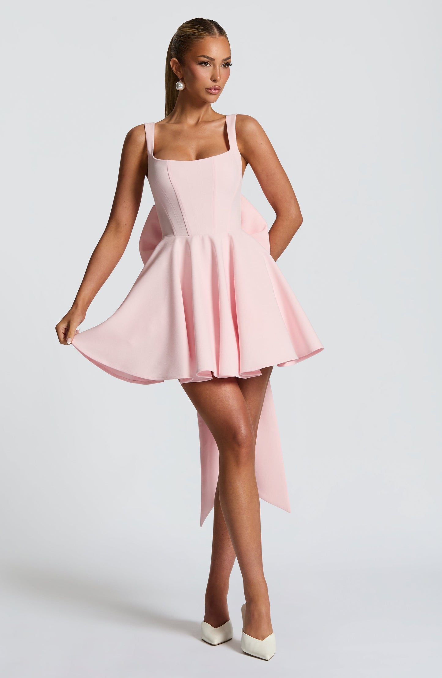 Chloe Blush Mini Sundress - Cute Summer Dress