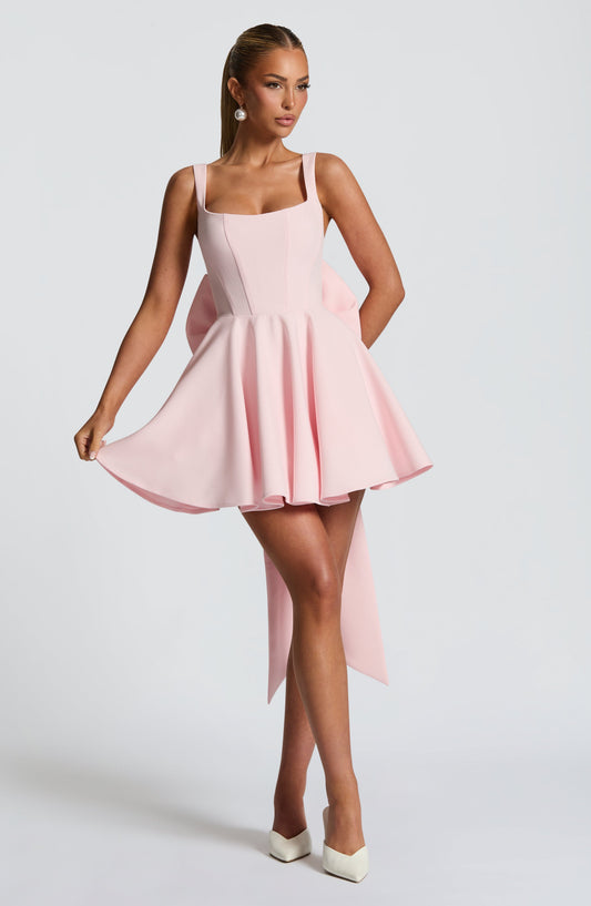 Chloe Blush Mini Sundress - Cute Summer Dress