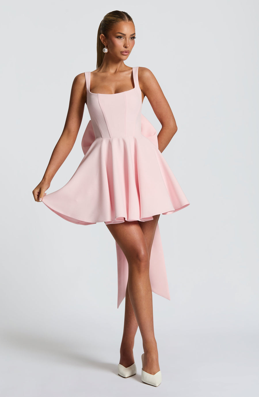 Chloe Blush Mini Sundress - Cute Summer Dress