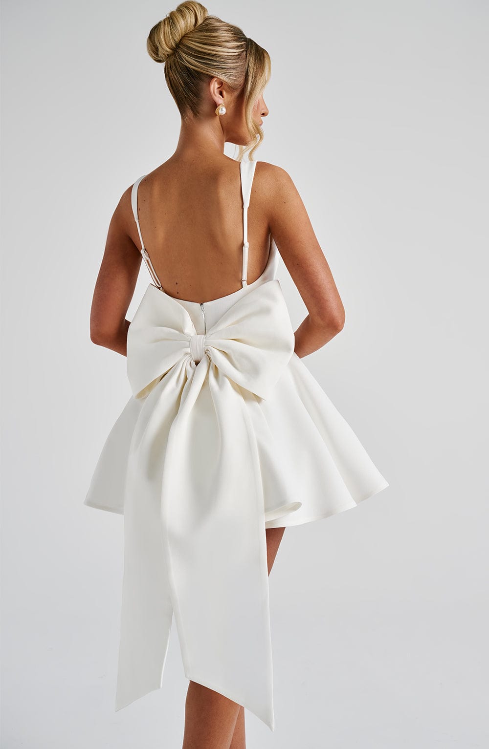 Chloe Ivory Mini Sundress - Cute Summer Dress