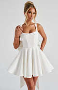 Chloe Ivory Mini Sundress - Cute Summer Dress