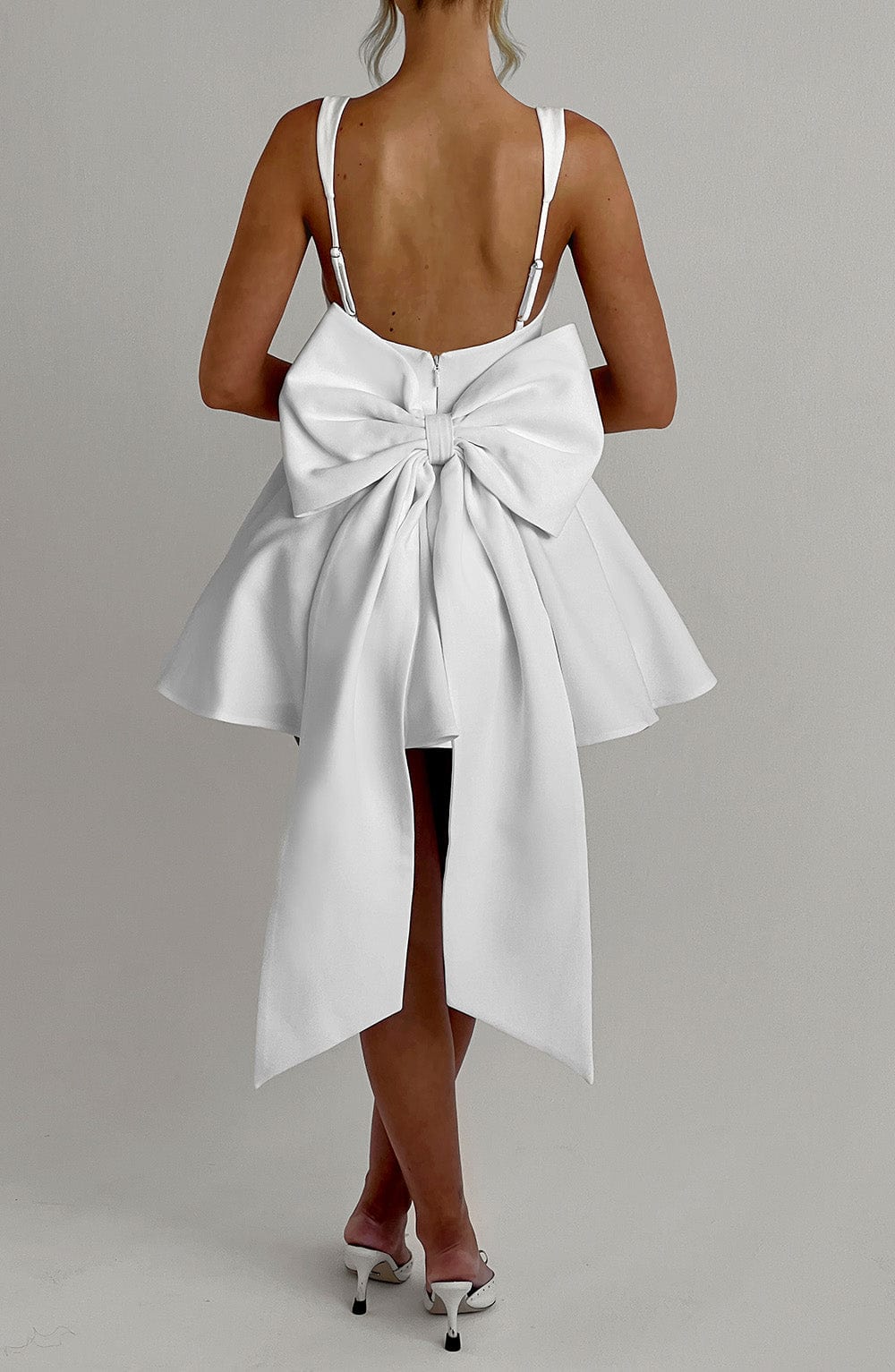 Chloe Ivory Mini Sundress - Cute Summer Dress