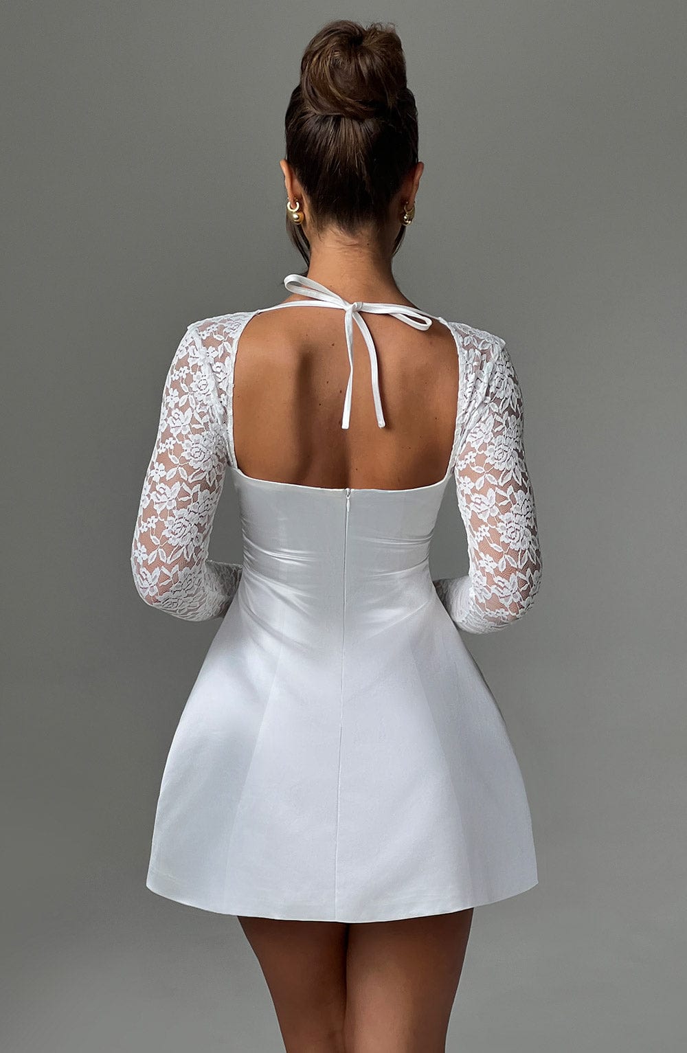 Lila Ivory Mini Sundress - Cute Summer Fashion