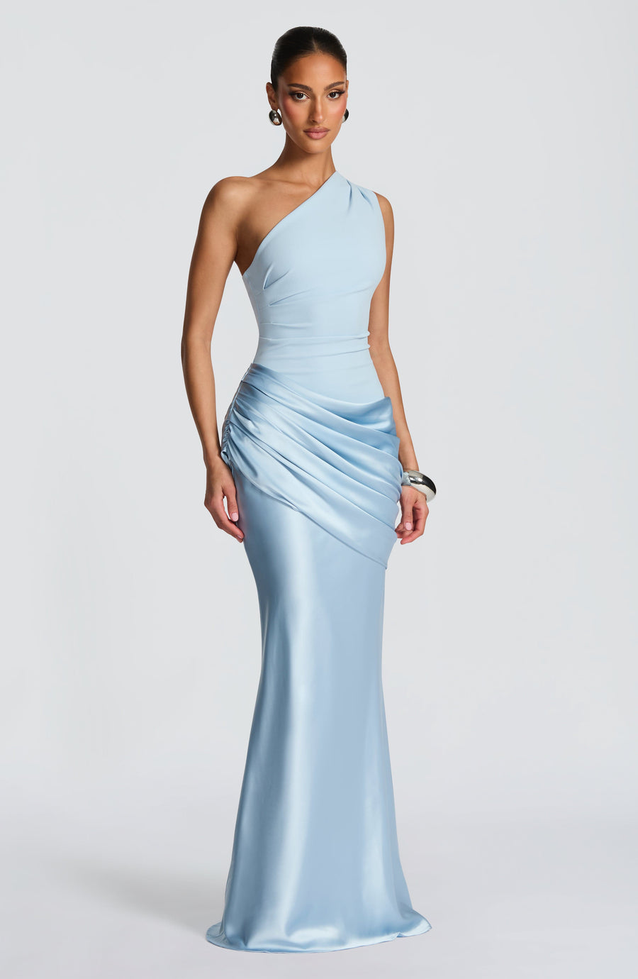 Emma Glacier Blue Maxi Summer Dress