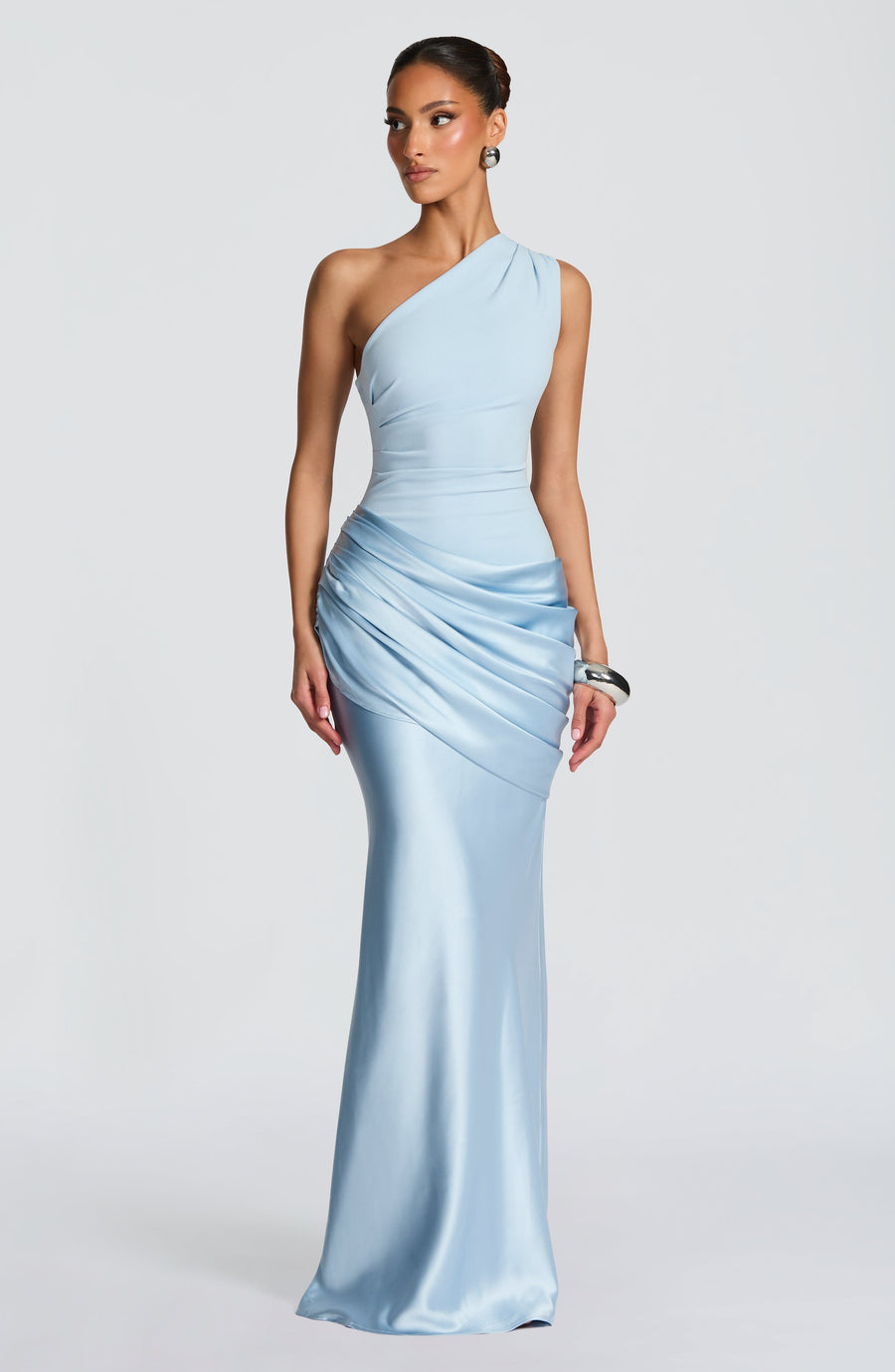 Emma Glacier Blue Maxi Summer Dress