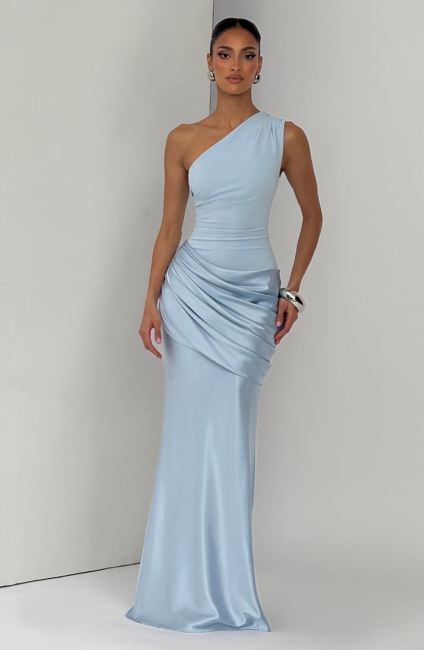 Emily Glacier Blue Maxi Summer Dress