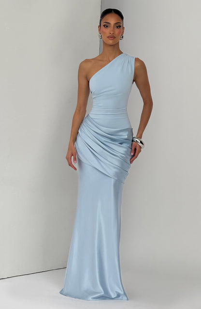 Emily Glacier Blue Maxi Summer Dress