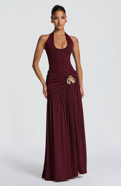 Emily Cherry Lacquer Maxi Skirt - Summer Fashion