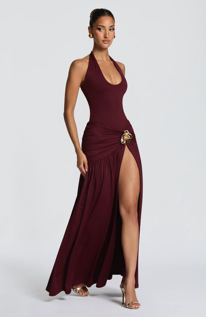 Emily Cherry Lacquer Maxi Skirt - Summer Fashion