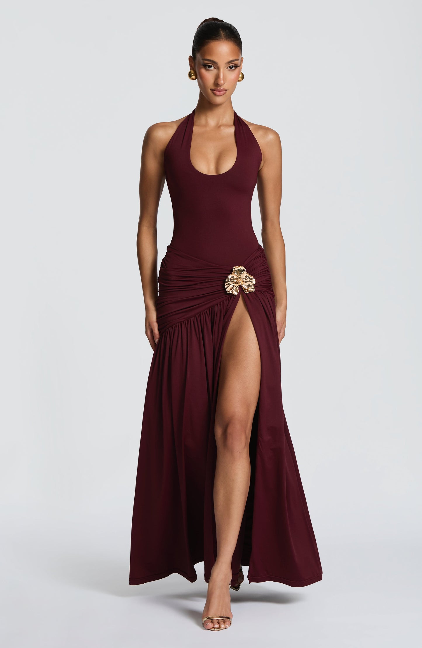 Emily Cherry Lacquer Maxi Skirt - Summer Fashion