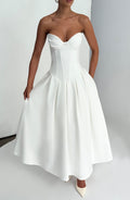 Chloe Ivory Midi Summer Dress