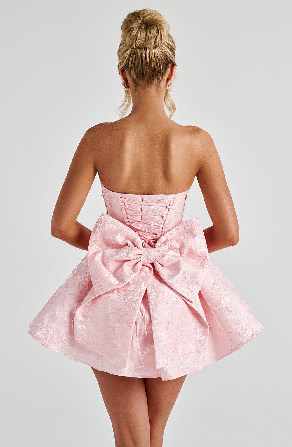 Blush Salome Mini Dress in XS - back view