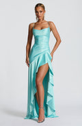 Ava Aqua Maxi Summer Dress