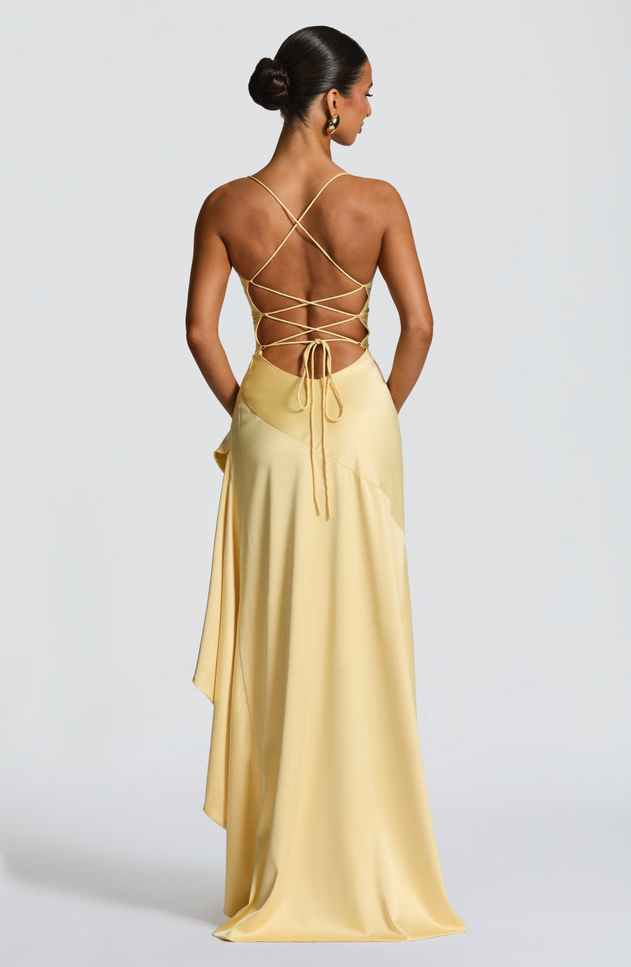 Lila Lemon Maxi Summer Dress