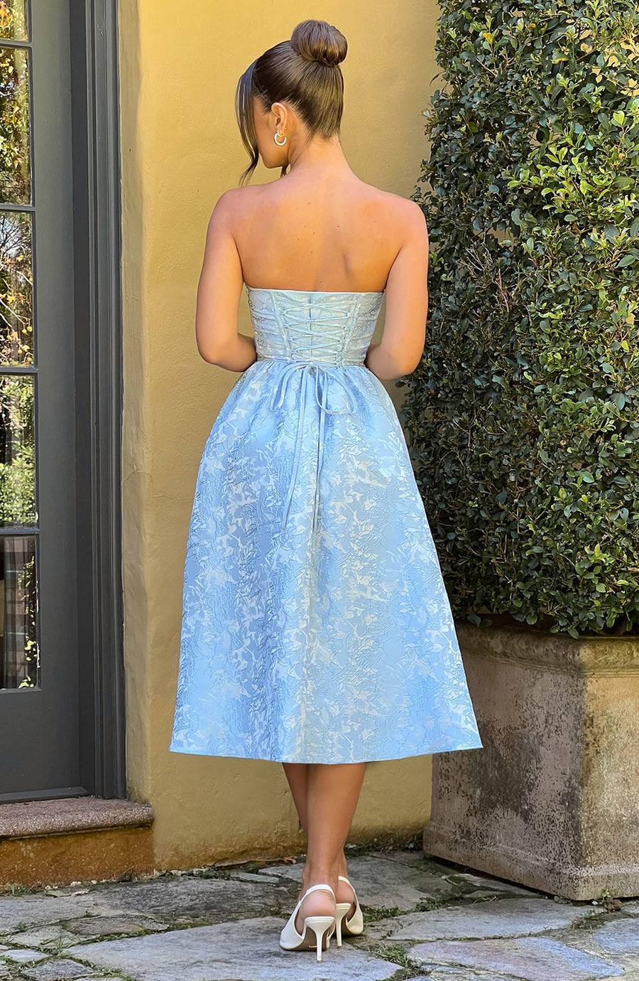 Chloe Blue Midi Sundress - Perfect for Summer