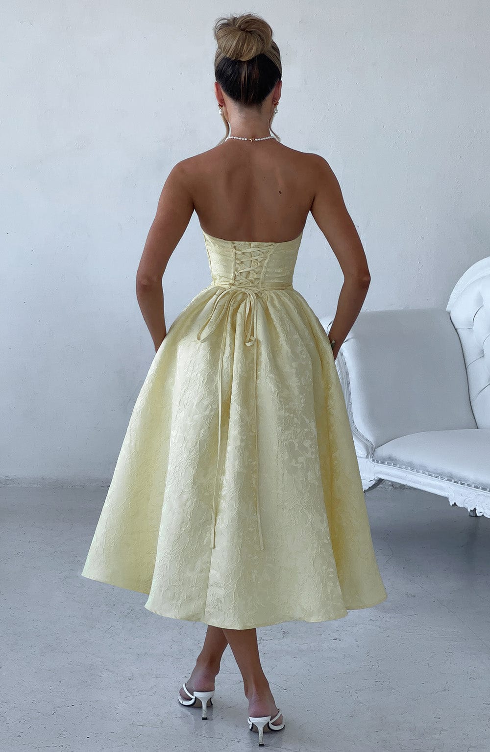 Chloe Lemon Midi Sundress - Perfect Summer Fashion