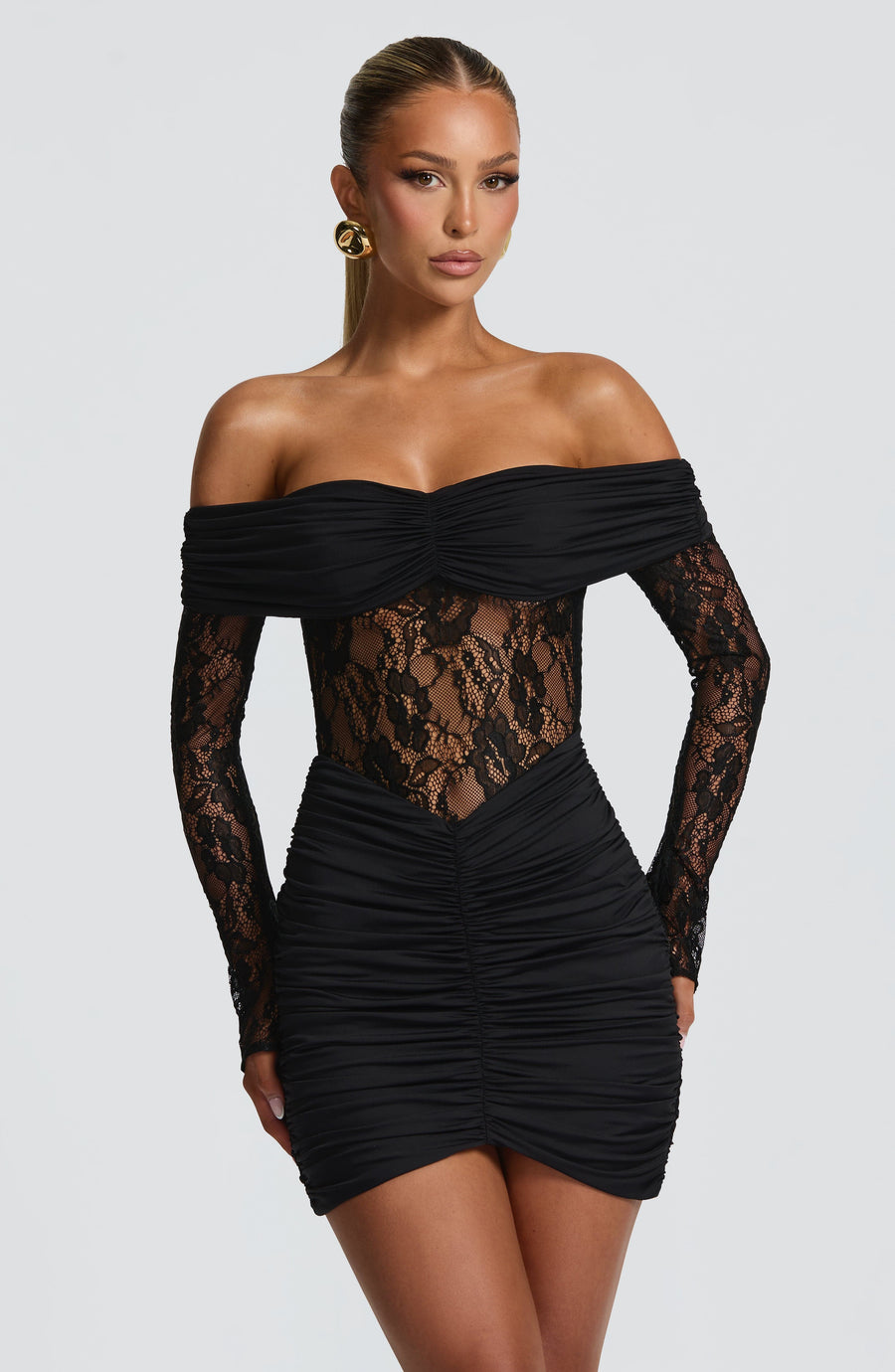 Emily Black Mini Summer Dress