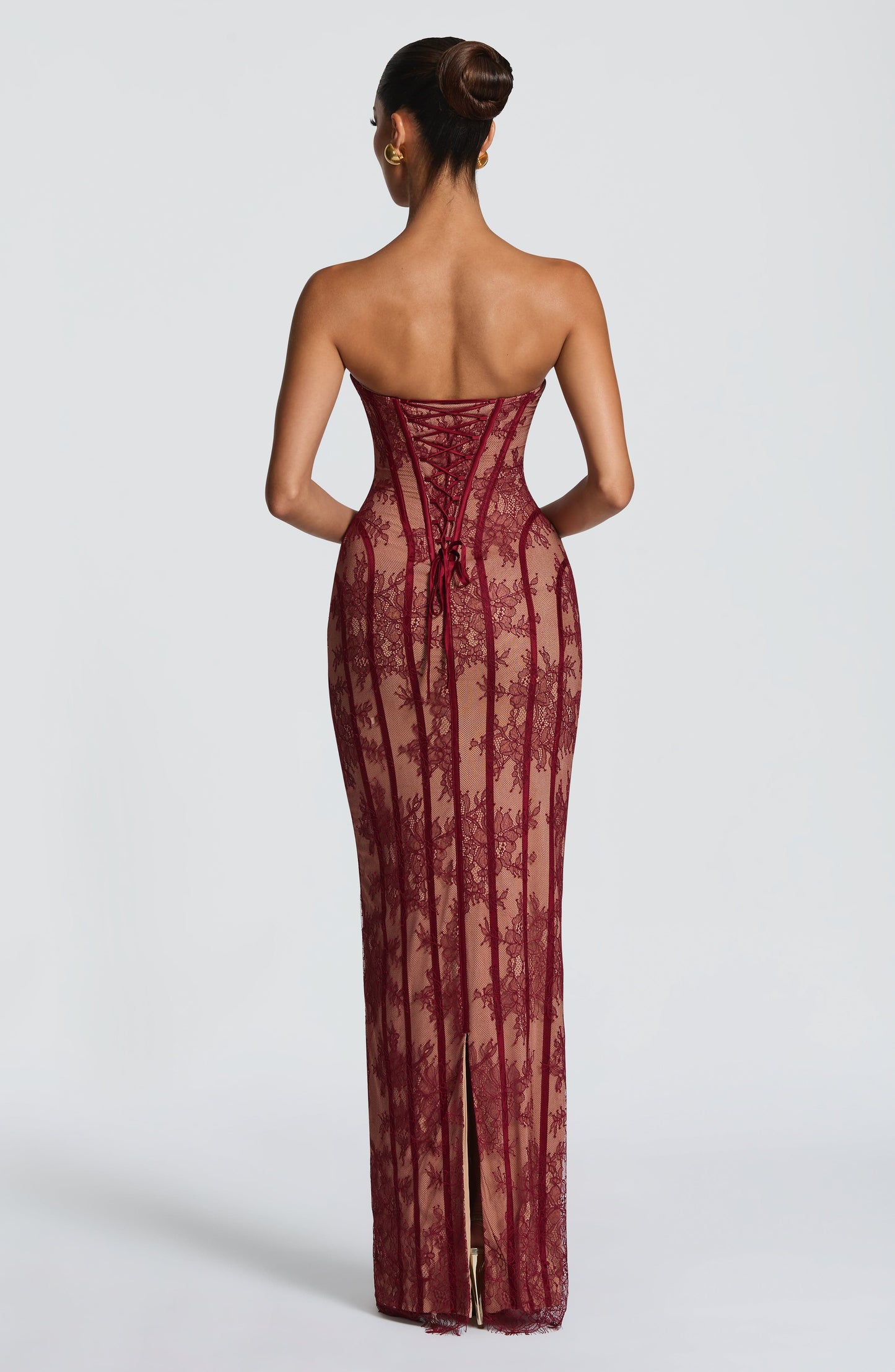Chloe Burgundy Maxi Summer Dress