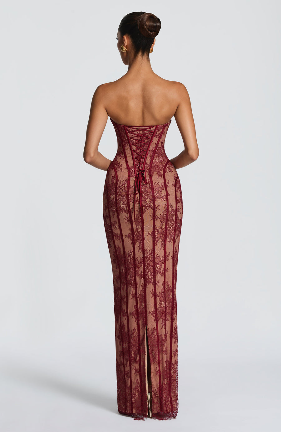 Chloe Burgundy Maxi Summer Dress