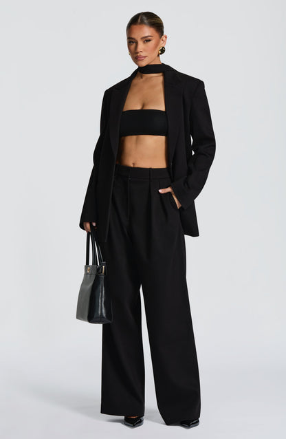 Emily Black Sleeveless Top for Summer