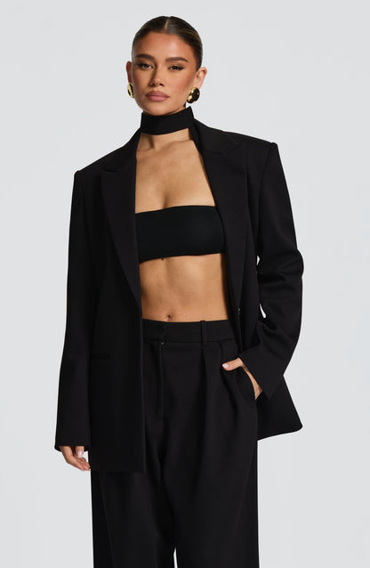 Emily Black Sleeveless Top for Summer
