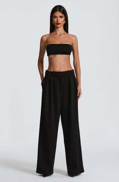 Emily Black Sleeveless Top for Summer