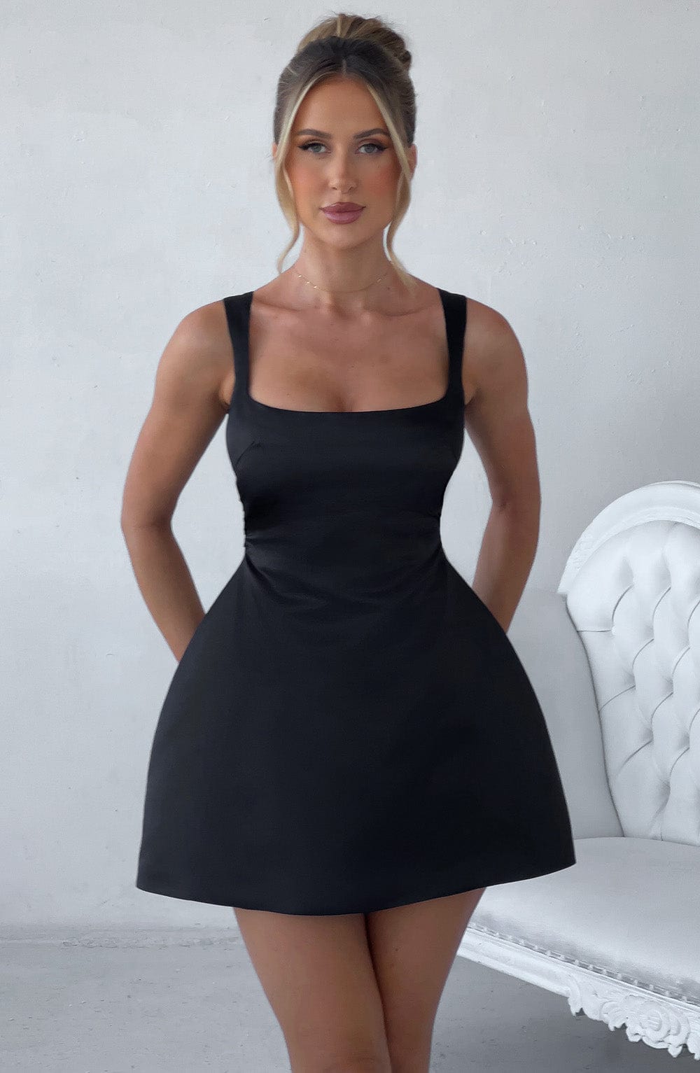Sofie Black Mini Dress in XS - image 7