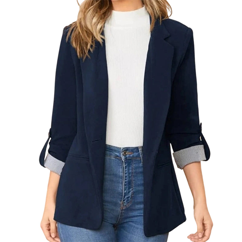 Versatile Soft Drape Cardigan Blazer – Office to Evening Elegance