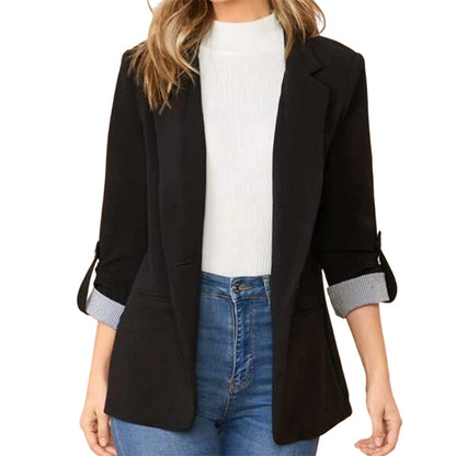 Versatile Soft Drape Cardigan Blazer – Office to Evening Elegance