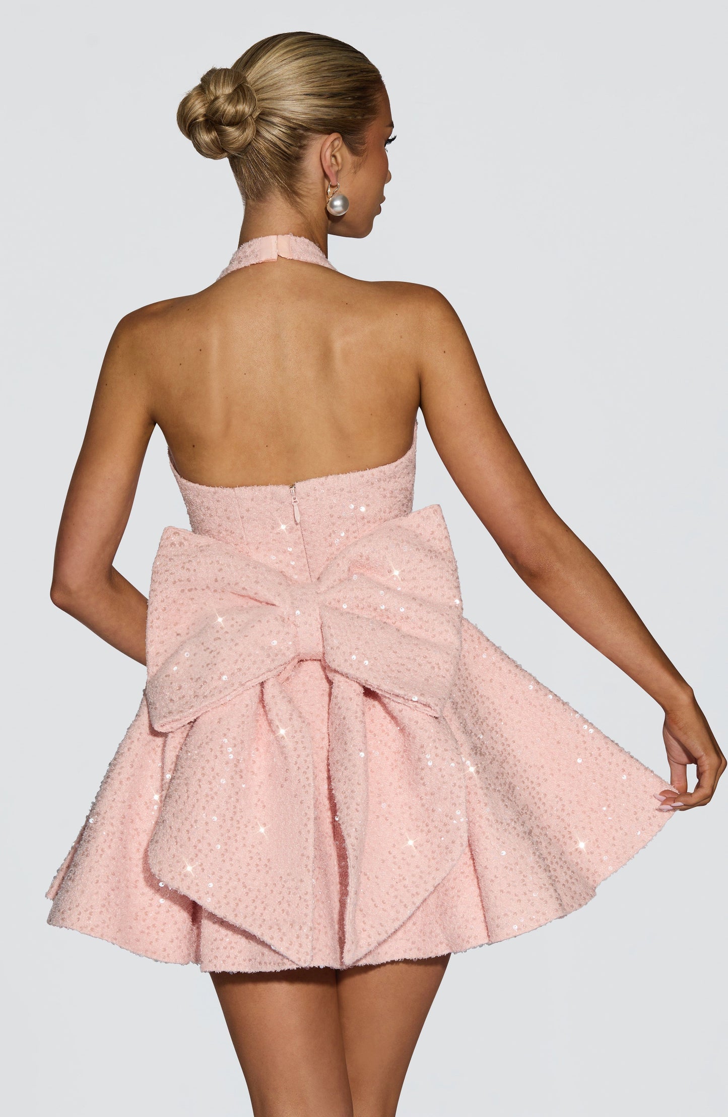 Chloe Blush Mini Sundress - Perfect for Summer